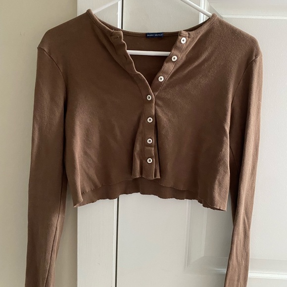 Brandy Melville Brown Longsleeve - Picture 1 of 1